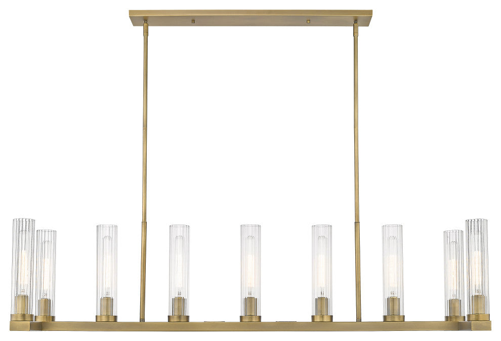 Zlite 3031-9L-RB 9-Light Island, Clear