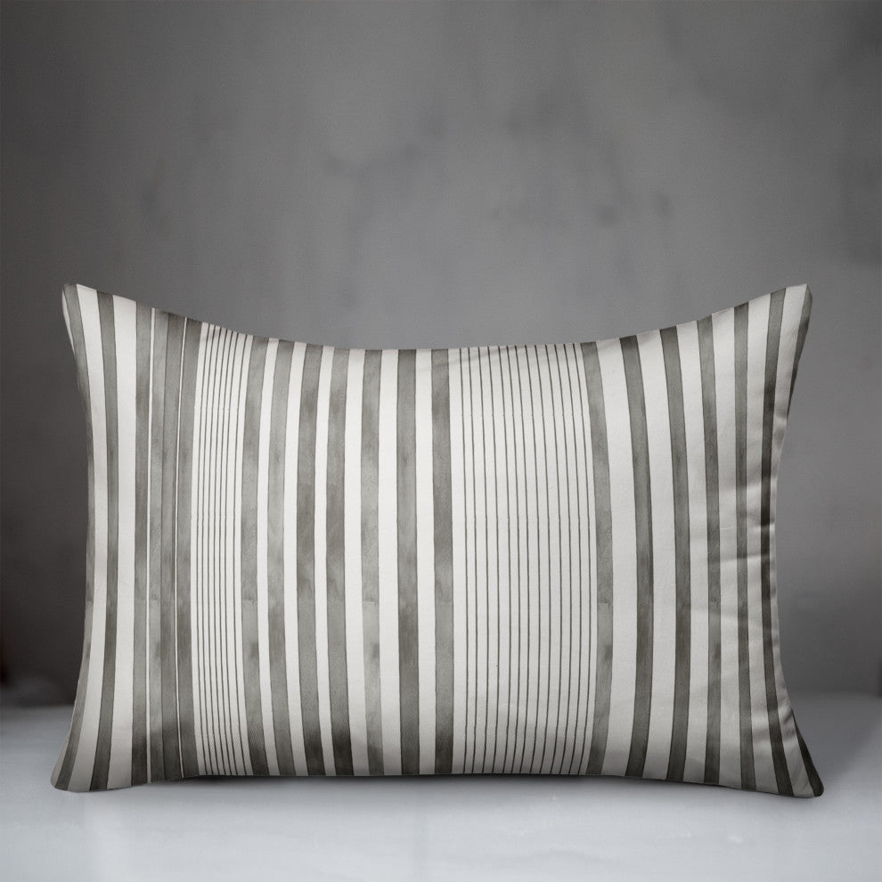 Stripes Watercolor 2 14"x20" Spun Poly Pillow