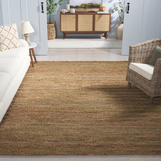 Safavieh Natural Fiber Couture Collection NFC101 Rug, Green/Natural, 9'x12'