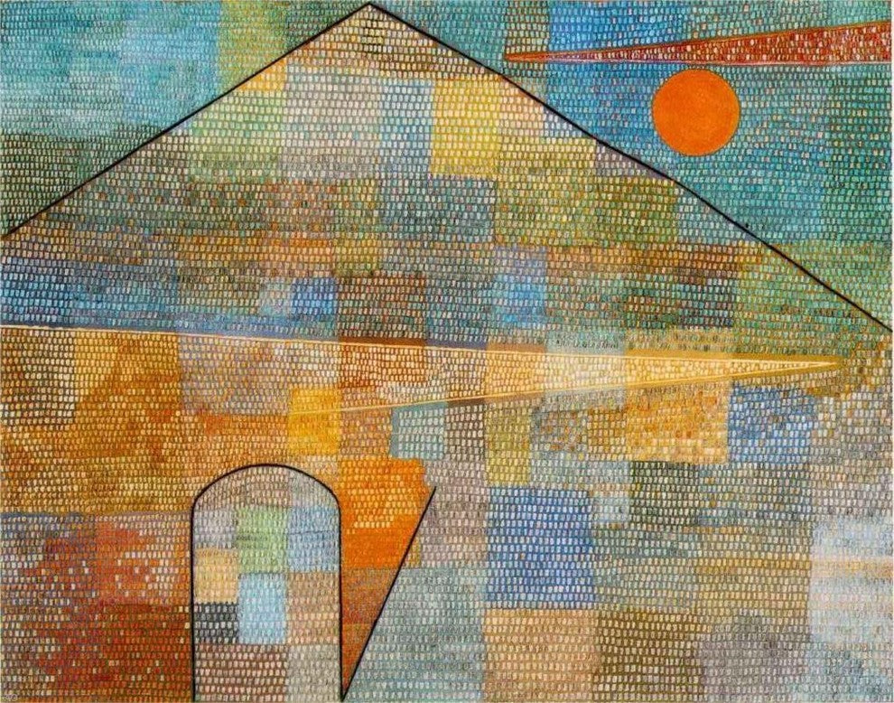 Paul Klee To the Parnassus, 20"x25" Wall Decal
