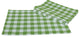 Gingham Check Placemats, 13"x19" Green, Set of 4