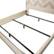 Aico Amini Silverlake Village Queen Panel Bed in Washed Oak