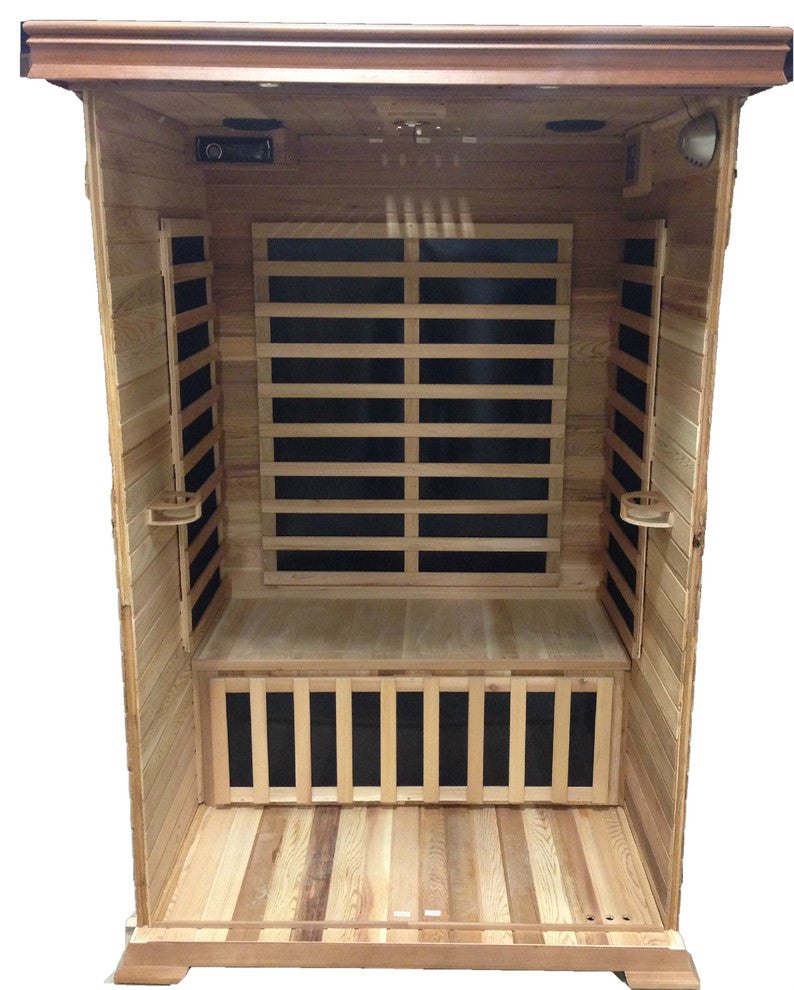 SunRay Sierra 2 Person Infrared Sauna With Carbon Heaters