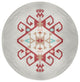 Southwest Medallion Spring Chenille Rug, Ligonberry Red, 5' Round