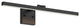 Matte Black LED Dimmable Vanity Light Over Mirror for Bathroom