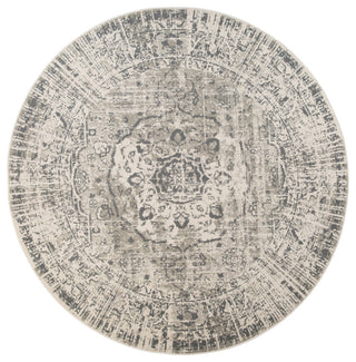 Alpine Dale Area Rug, Gray, 7'10" x 7'10"R, Medallion
