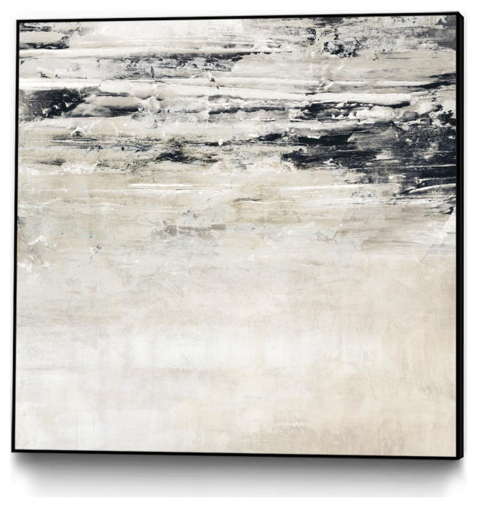 "Rising Wave I" Framed Canvas by Giant Art 30"x30"