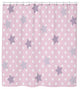Gray Polka Dot Pattern Shower Curtain