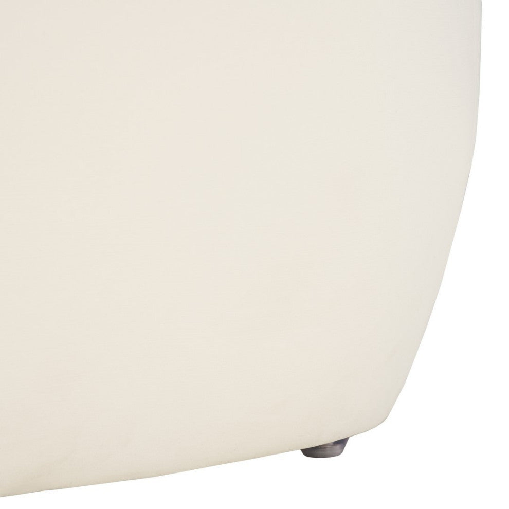 Safavieh Whitley Rectangle Ottoman, Cream