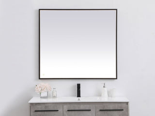 Modern Black Led Mirror