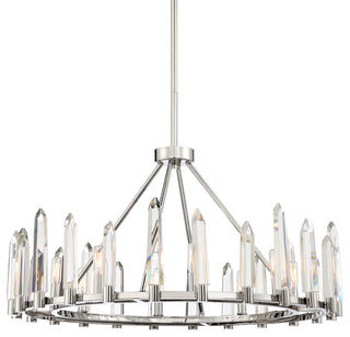 Crystorama Lighting Group WAT-B2008 Watson 8 Light 32"W Crystal - Polished