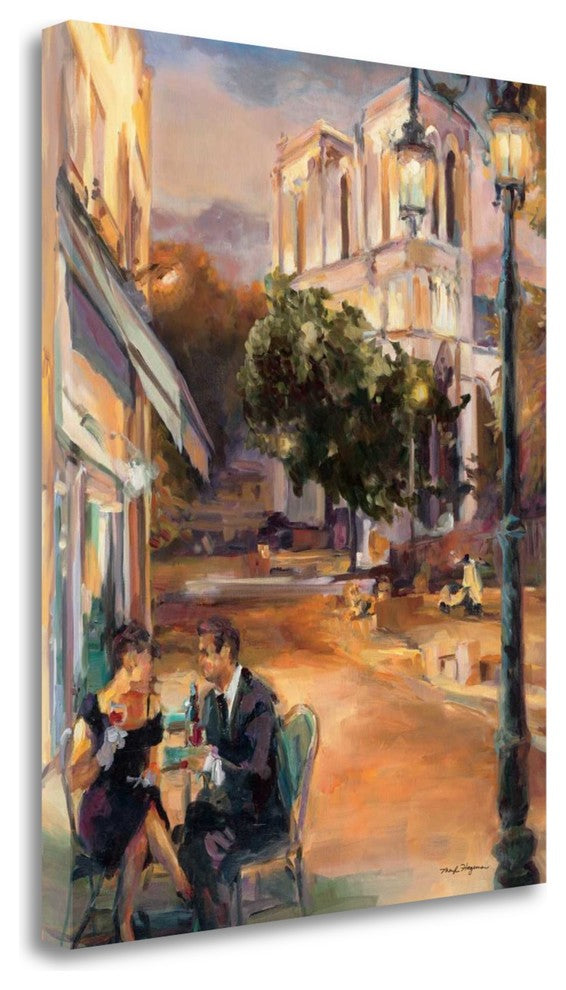 "Twilight Time In Paris" By Marilyn Hageman, Giclee Print on Gallery Wrap Canvas