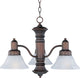 Maxim Lighting 20326MRSN Newburg - Three Light Chandelier