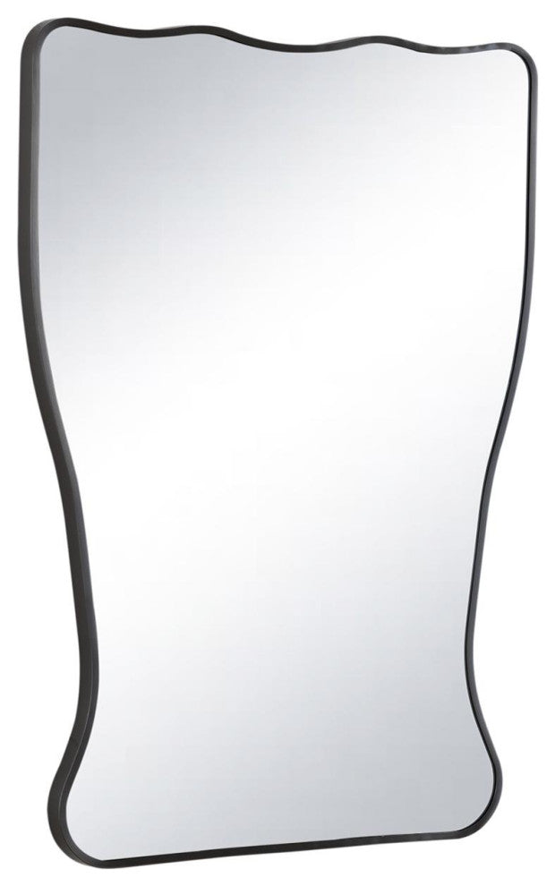 Piero Metal Mirror, Black