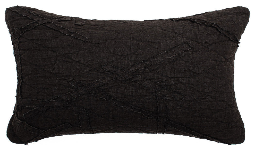 Teton Linen Sham, Asphalt, King