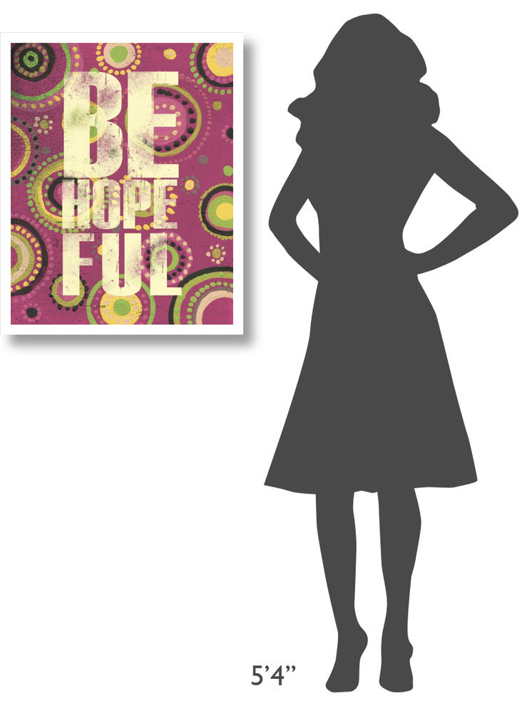 "Bright Be Hopeful" Digital Paper Print by Anne Tavoletti, 24"x30"