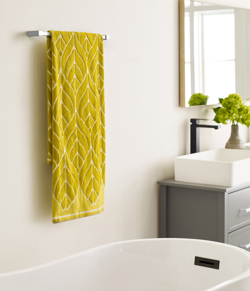 Amerock Monument Contemporary Towel Bar, Chrome, 18" Center-to-Center