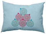Fancy Ornament Stack Accent Pillow, Omar, 14"x20"