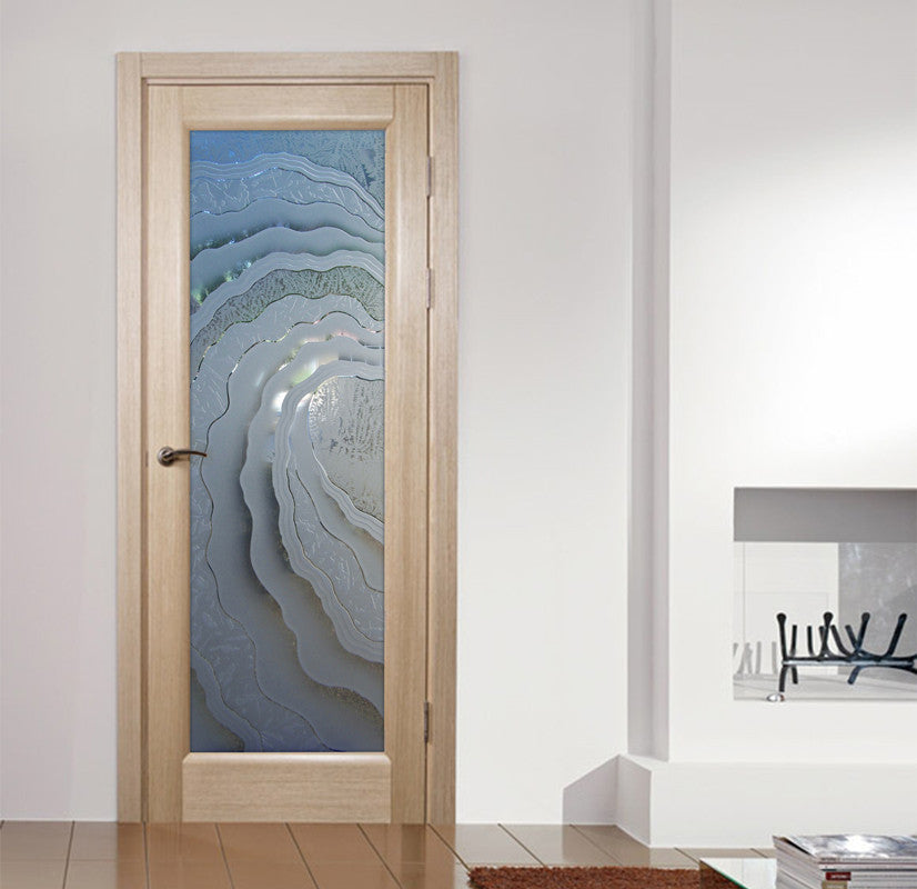 Interior Prehung Door or Interior Slab Door - Metacurl - Douglas Fir (stain...