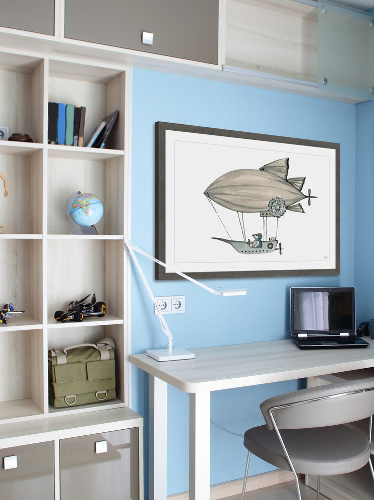 "Voyager" Framed Painting Print, 36"x24"