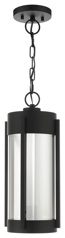 Livex Lighting 22385 Sheridan 2 Light 8"W Outdoor Mini Pendants - Black with