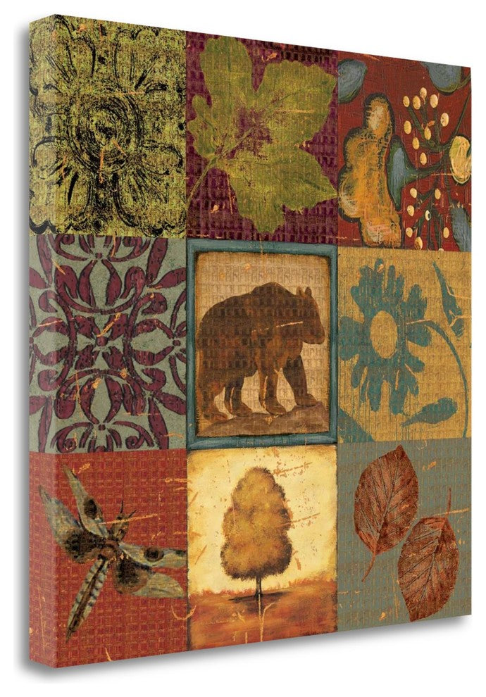 "Teton Tapestry I" By Jo Moulton, Giclee Print on Gallery Wrap Canvas