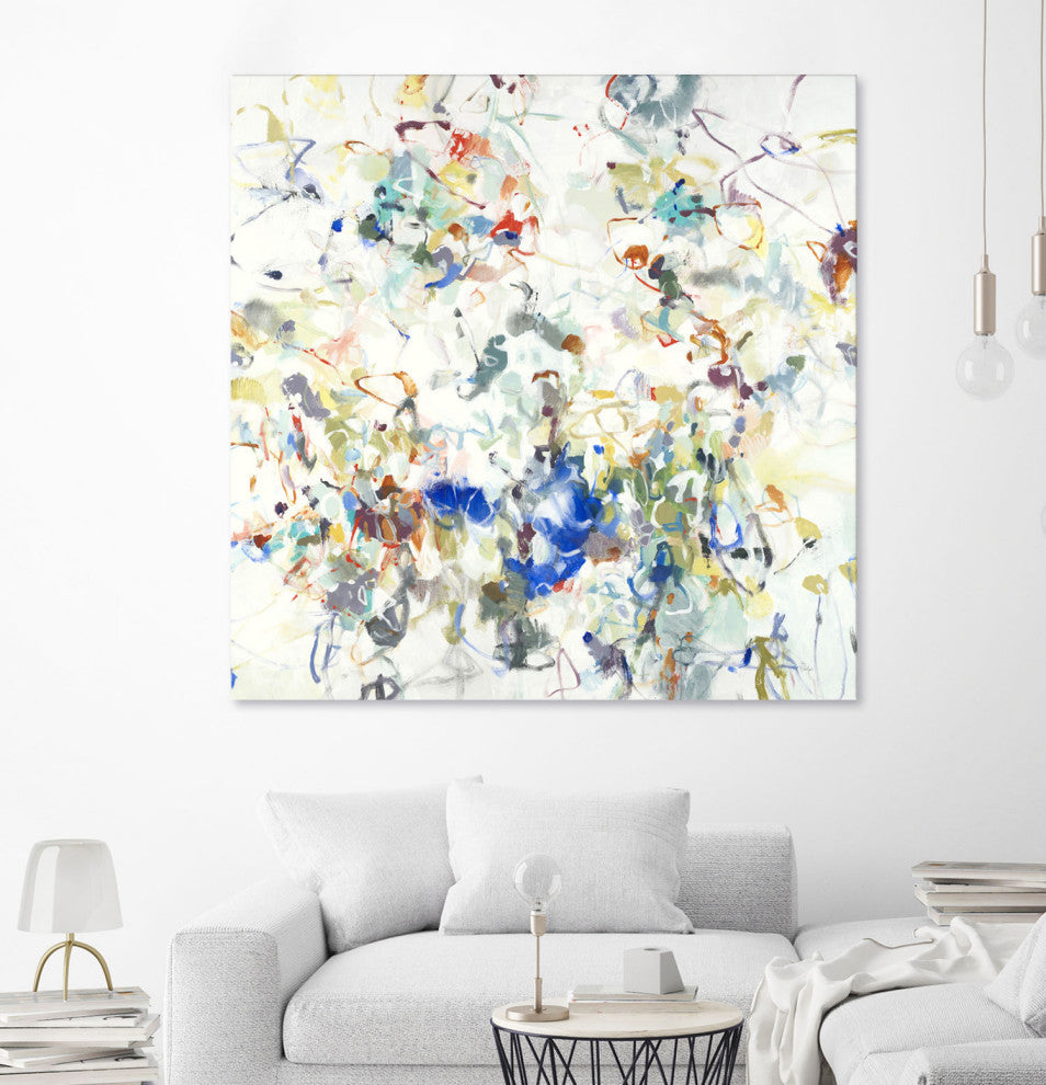 Party Time III - 84 x 84 by Lisa Ridgers
