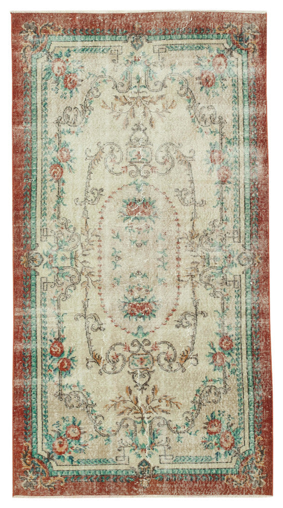 Rug N Carpet - Handwoven Turkish 3' 10" x 7' 1" Contemporary Small Area Rug