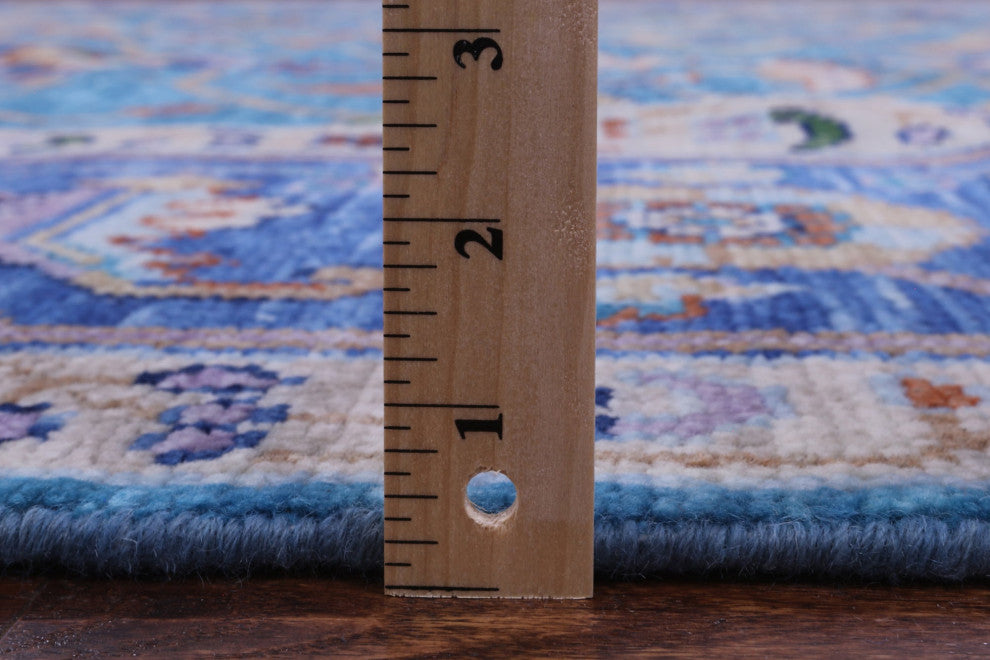 9' 1" X 11' 11" Hand Knotted Persian Fine Serapi Wool Rug - Q15844