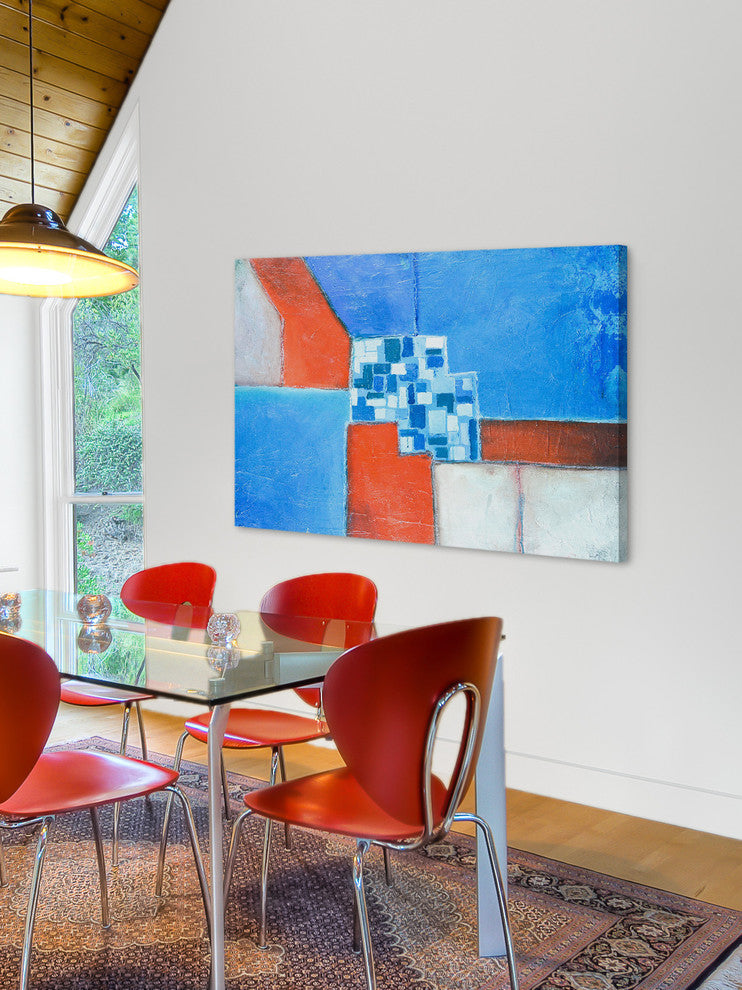 "In the Middle" Painting Print on Wrapped Canvas, 45"x30"