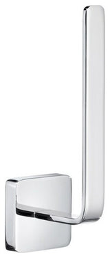 Ice Spare Toilet Roll Holder, Polished Chrome