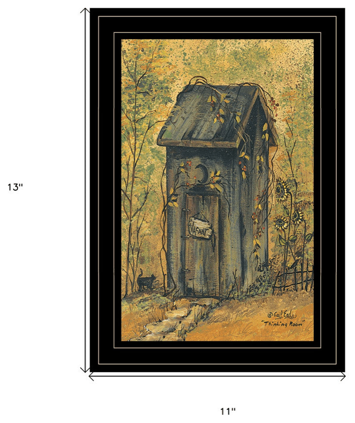 Thinking Room 3 Black Framed Print Wall Art