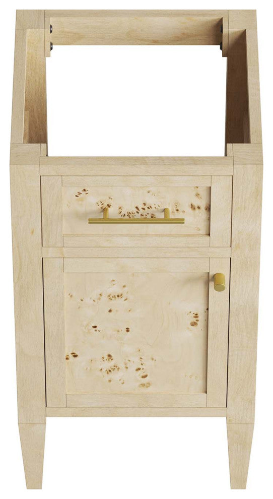 Elysian 18" Wood Bathroom Vanity Cabinet (Sink Basin Not Included) - Burgundy