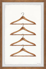 "Clothes Hanger" Framed Painting Print, 12x18