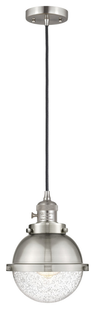 INNOVATIONS 201CSW-SN-HFS-64-SN 1-Light Mini Pendant Brushed Satin Nickel