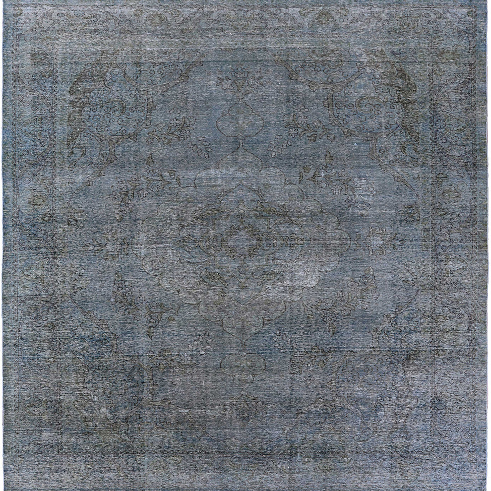 Ahgly Company Indoor Square Mid-Century Modern Area Rugs, 6' Square