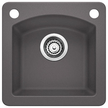 Blanco 441477-2 Granite Bar Kitchen Sink, Cinder