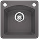 Blanco 441477-2 Granite Bar Kitchen Sink, Cinder