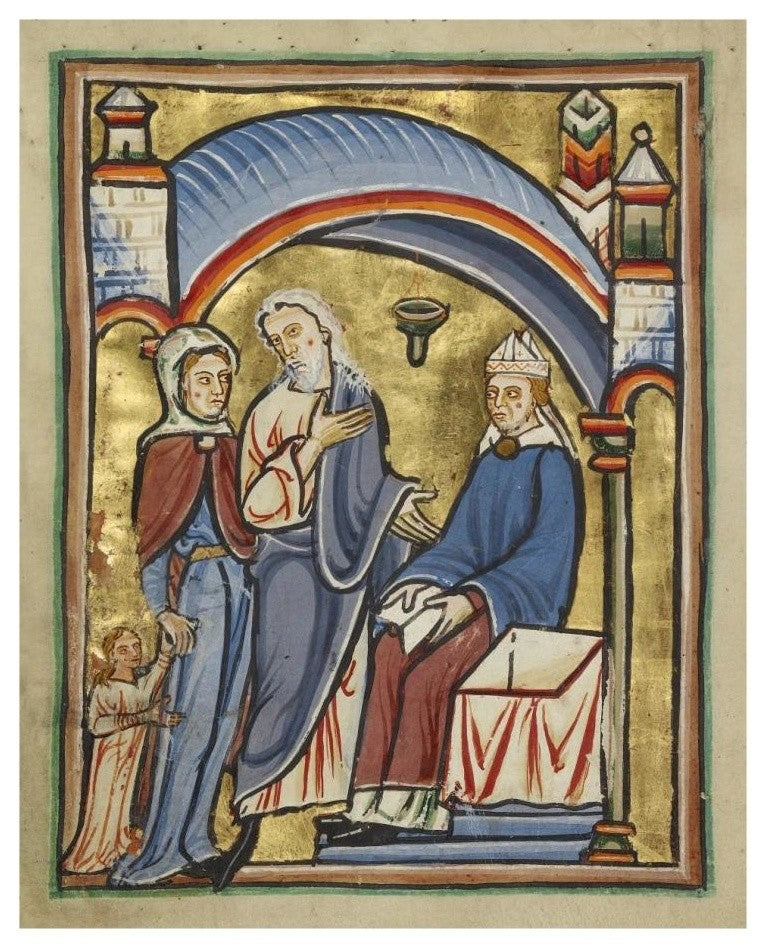 "The Presentation of the Virgin in the Temple" Paper Art, 18"x22"