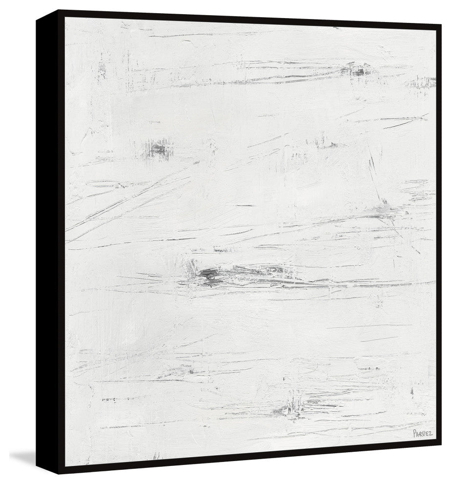 "Single Passage" Floater Framed Painting Print on Canvas, 48x48