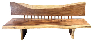 Live Edge Bench, 72"
