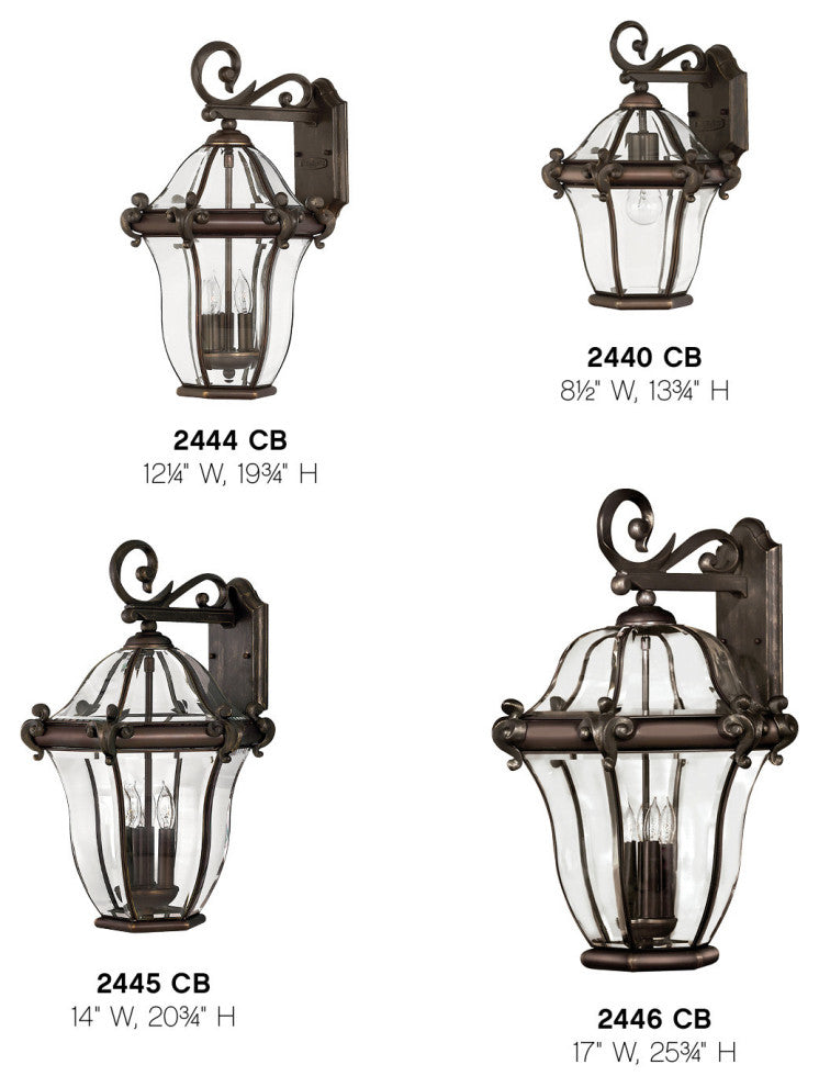 Hinkley Lighting H2440 14.5\"H 1 Light Lantern Outdoor Wall Sconce - Museum
