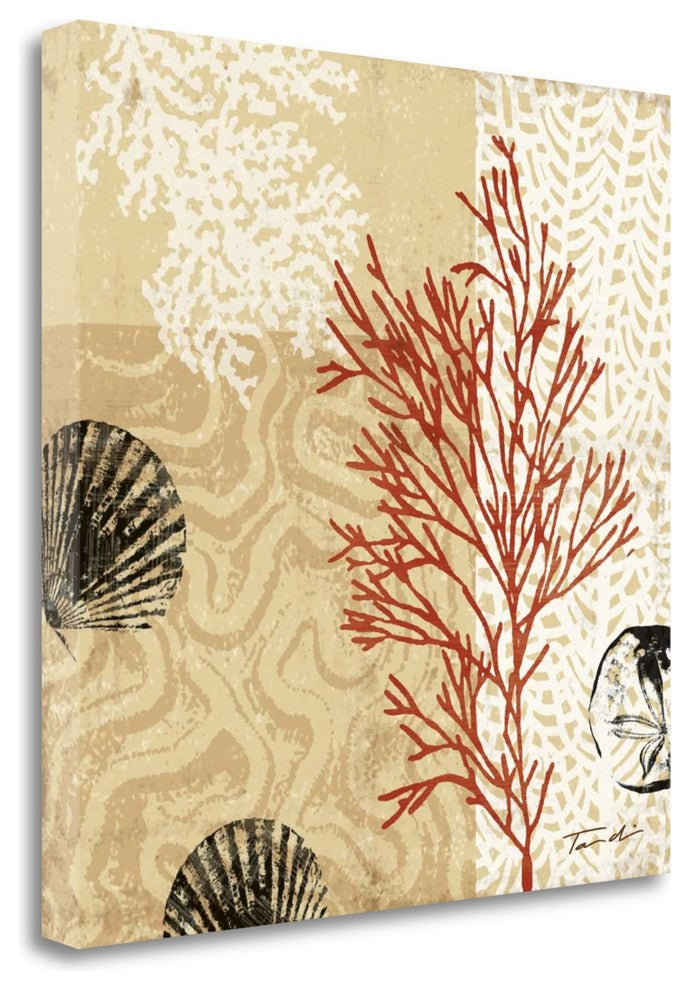 "Coral Impressions II" By Tandi Venter, Giclee Print on Gallery Wrap Canvas