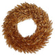 Vickerman 30" Copper Fir Wreath, 260 Tips