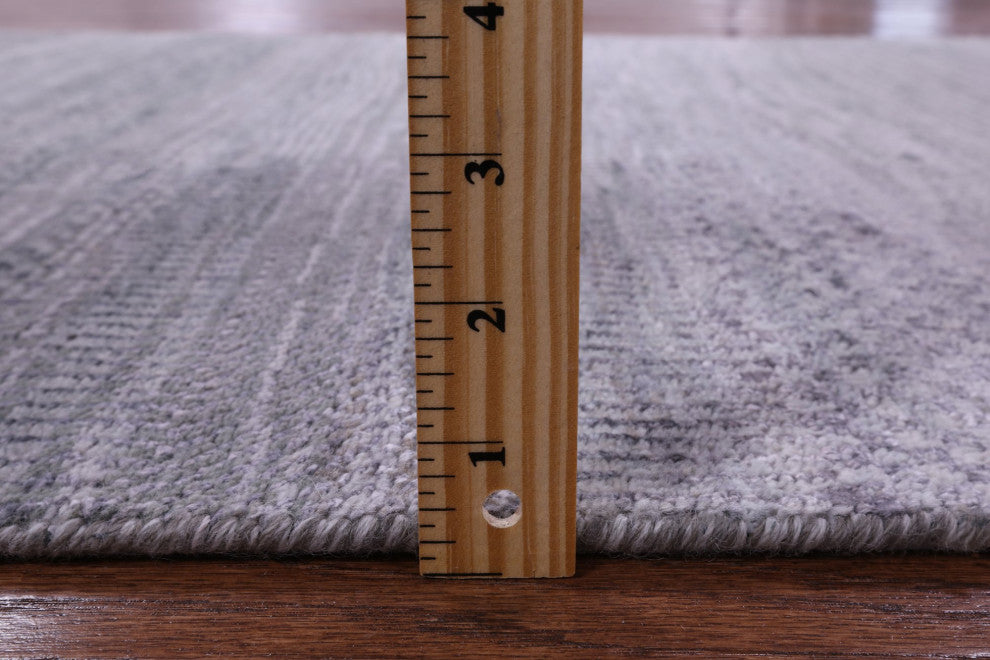 3' 0" X 4' 10" Savannah Grass Wool and Silk Handmade Rug Q11549