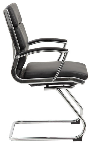 Boss Executive Caressoftplus Chair With Metal Chrome Finish, Mid Back