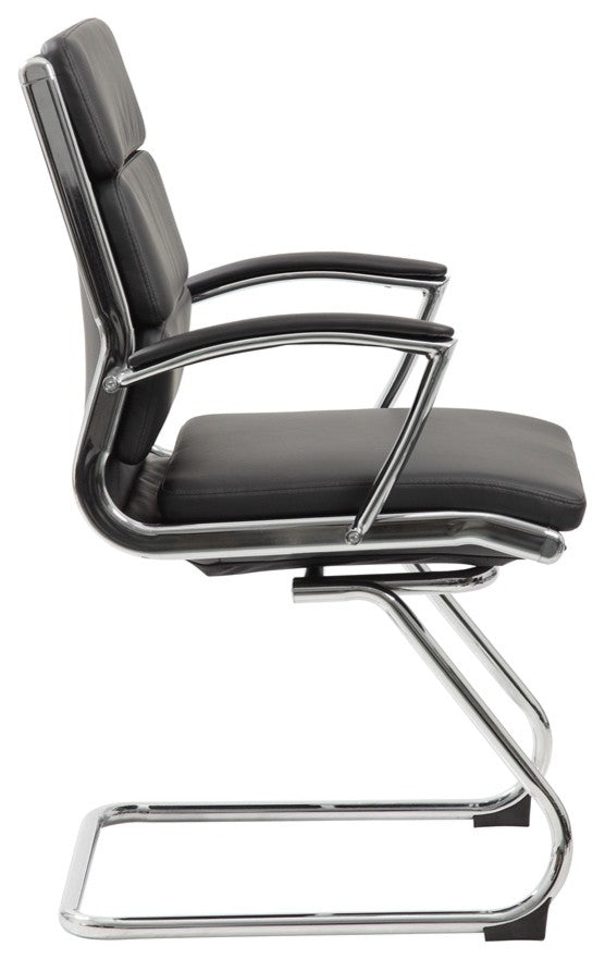 Boss Executive Caressoftplus Chair With Metal Chrome Finish, Mid Back