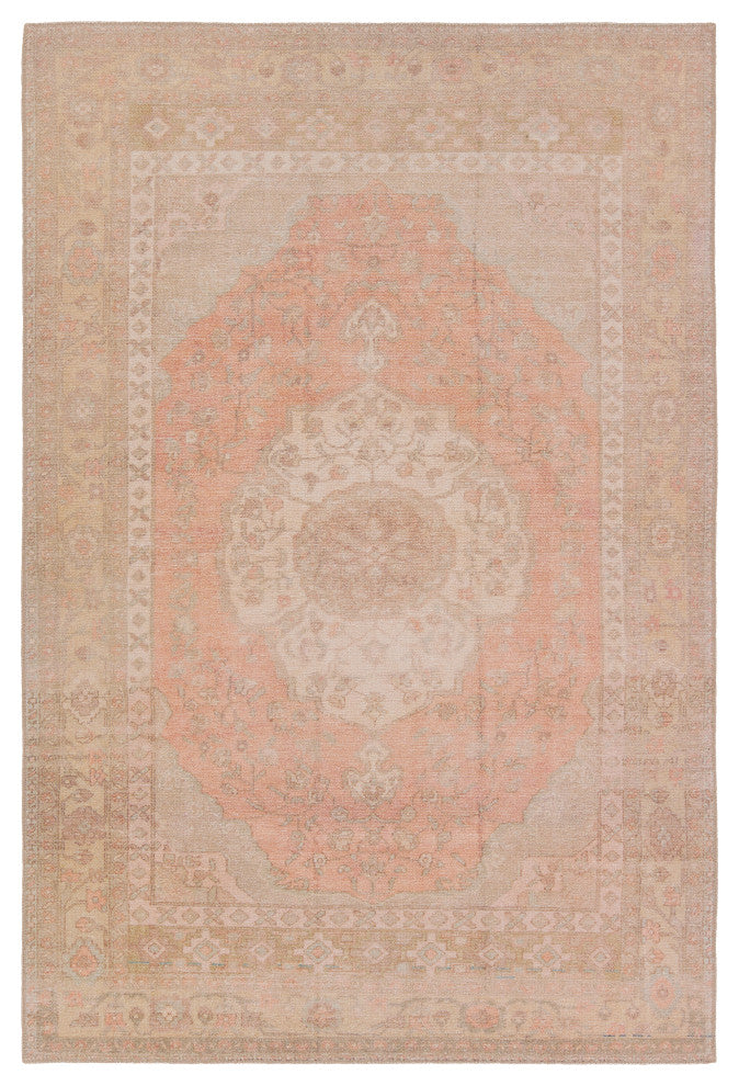 Jaipur Living Adeline Medallion Orange/Tan Area Rug, 2'6"x10'