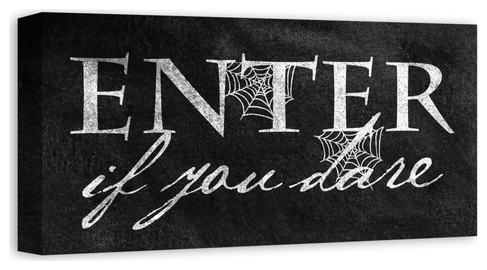 Enter if you Dare 10x20 Canvas Wall Art