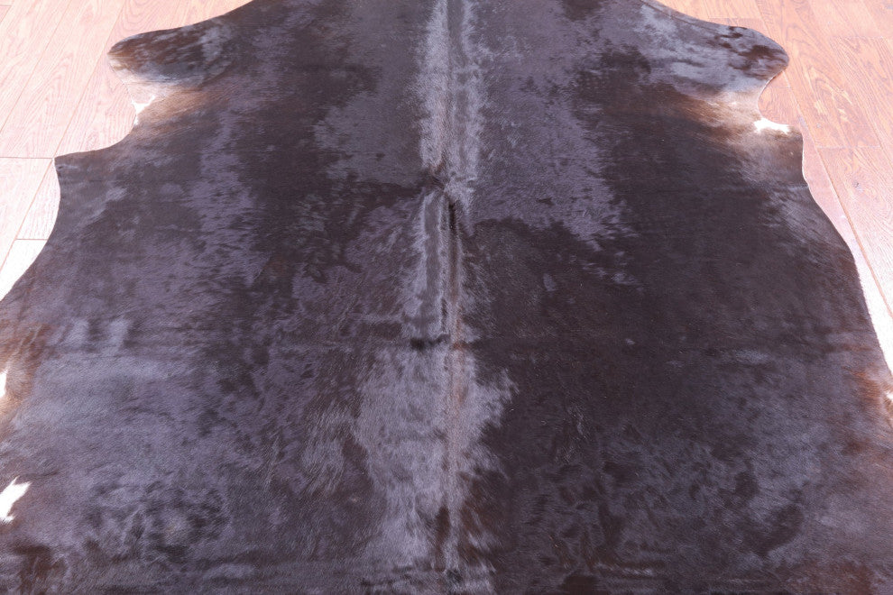 6' 8" X 6' 8" Organic Natural Hair-On Cowhide Area Rug C1507